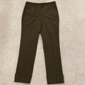 Judith & Charles Reva Cuffed Crop Trousers Womens 6 Dark Gray Pants